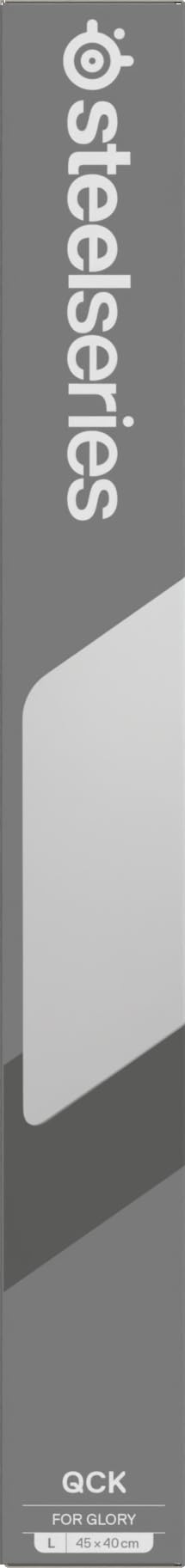 SteelSeries Tapis QcK Grand - Blanc - Base antidérapante en Caoutchouc - Suivi et stabilité de Pointe - Optimisé pour capteurs Gaming - 450 mm x 400 mm - FPS, MOBAs, RTS, MMO