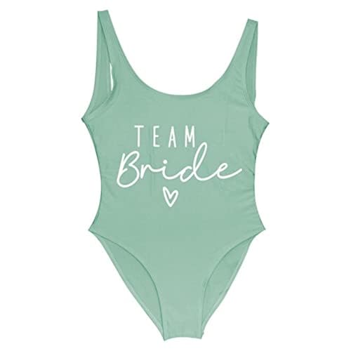 Nogkdyc Traje de baño de una pieza para mujer 2025 Vestido de novia con estampado Trajes de baño retro Trajes de baño Forrados Trajes de baño de novia Traje de baño de novia