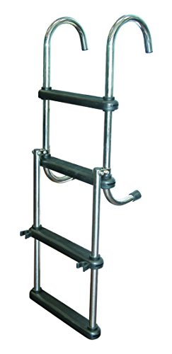 4-STEP REMOVABLE FOLDING LADDER STAINLESS 316