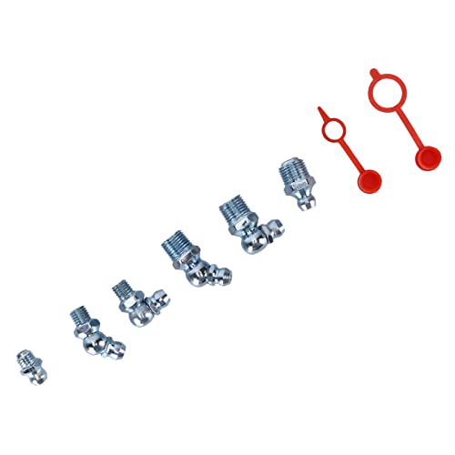 Image of Grease Zerk, 6 Sizes British System Hydraulic Hex 160PCS /Set Lubrication Fittings for Cars for Trucks for Motorcycles