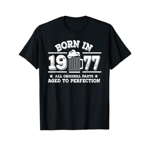 Born in 1977 - Taza divertida de regalo de 40 cumpleaños Camiseta
