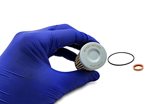 Transmission Oil Cooler Filter 31726‑28X0A & Oil Drain Plug Gasket 11026-JA00A Transmission Filter Compatible with Nissan Infiniti QX60 JX35 QX50