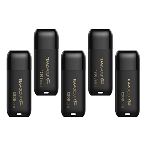 Clé USB 3.2 TEAMGROUP 128Go mémoire flash externe lot de 5 pour ordinateur portable PC