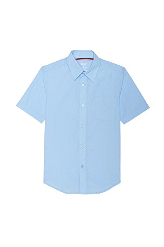 Image of French Toast Boys Short Sleeve Classic Poplin Dress Shirt