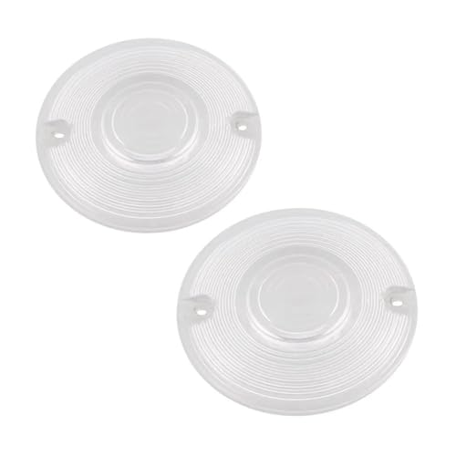 Lentille de feu clignotant moto de finition précise pour Touring et Glide - 7