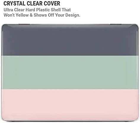 Skinit Case + Skin Compatible with MacBook Air 13in M1 (2021) Originally Designed Striped Spring Colors Design