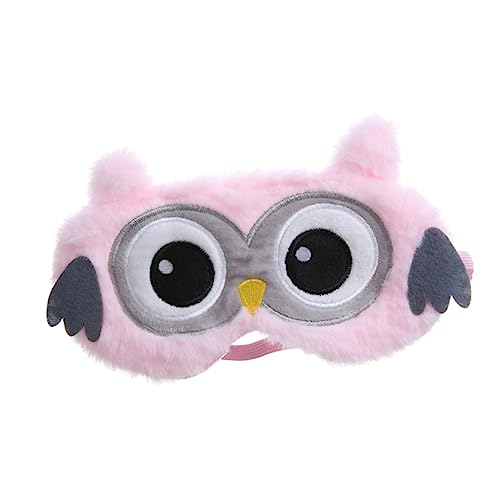 FRCOLOR シー調節可能 製 目隠し アイマスク 睡眠用 通気性 あり 愛らしいフクロウデザイン 就寝時や旅行中に 自宅 ホテル 電車内で使用可能