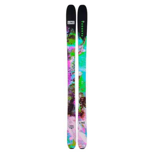 LINE Unisex Adult's Pandora 92 Ski - Lightweight Durable Stable Responsive Maneuverable Intuitive All-Mountain Snow Skis for Men & Women - Ski Bindings Not Included - 154