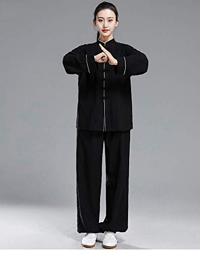 Costume de Tai Chi traditionnel finitions soignées style Chinois - 3