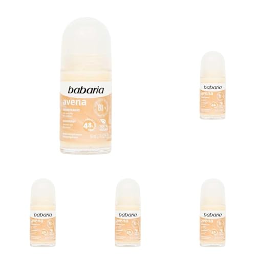 BABARIA DESODORANTE ROLL-ON AVENA 50 ML (Paquete de 5)