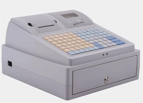CSDASW Cajas Registradoras Electrónicas Impresora POS Multifuncional Supermercado Leche Té Solo Soporte Inglés(with Scanner)