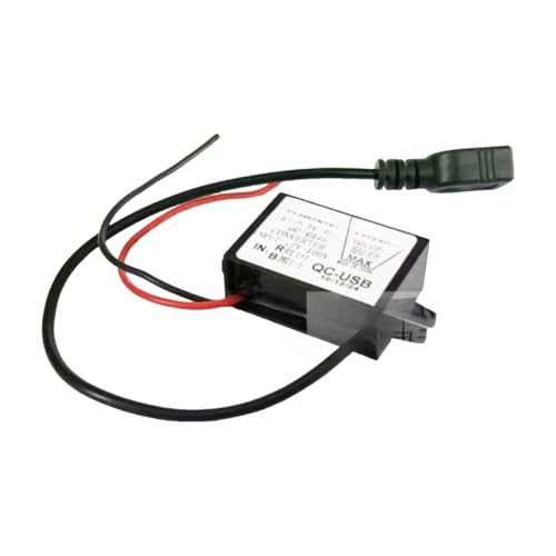 Convertisseur 12V 5V 3A module abaisseur DC-DC avec interface USB vert fluorescent