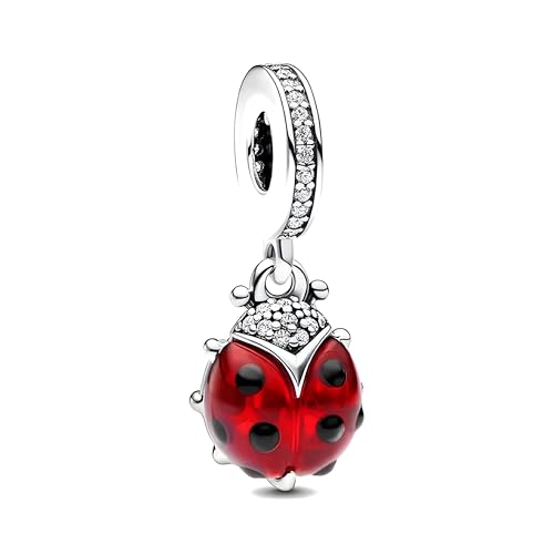 G 207 Charm Coccinella della Fortuna, Argento Sterling 925, Compatibile con Bracciale Pandora