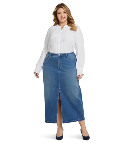 NYDJ Women's Plus Size Long Skirt