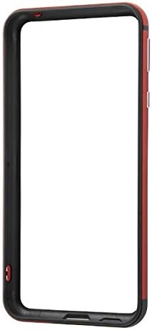 AQUOS sense3/AQUOS sense3 lite/Android One S7 Double Layer Aluminum Material and TPU Material Aluminum Bumper / Red