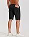 COOFANDY Mens Casual Dress Shorts Cotton Chino Shorts Fashion Classic Fit Resort Shorts Black