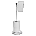 Tatkraft Ingrid Toilet Paper Stand Chromed Steel D6,5" H18" Shiny