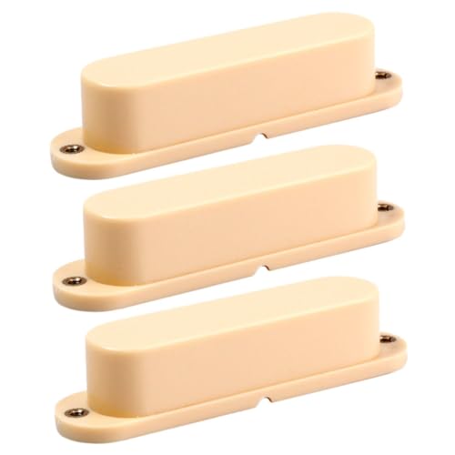 ERINGOGO 3個?色密封プラスチックギターピックアップカバー エレキギター