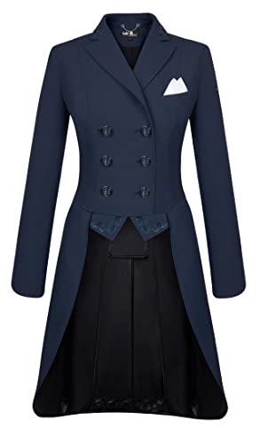 Veste de dressage Dorothee Chic bleu marine veste concours équitation