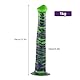 39cm Pferde Dildo,Long Dildo XXL Horse Dildo mit Starkem Saugnapf,Sexspielzeug Für Paare Männer Frauen (Lila+Grün, L)