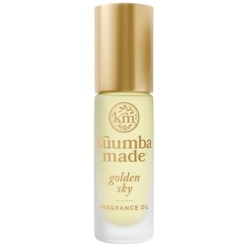 Kuumba Made Golden Sky Fragrance Oil Long-Lasting Scented Oil Perfume Roller Vegan Alcohol-Free 0.15 Fl Oz
