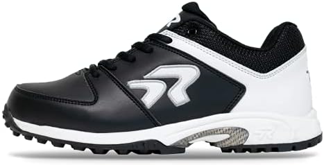 Ringor - Women's Flite Turf Softball Shoe (10.0 - Black/White)