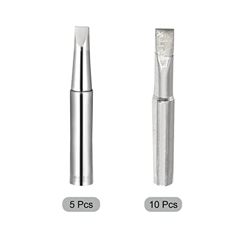 Image of uxcell Soldering Iron Tips 10pcs 900M-T-3.2D and 5 Pcs 900M-T-S3 Replacement for Solder Station Tip