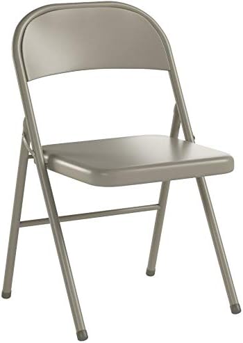 Miniatura 4 de MECO Sudden Comfort - Juego de sillas plegables de acero con marco de acero y respaldo contorneado para eventos en interiores o exteriores, encaje