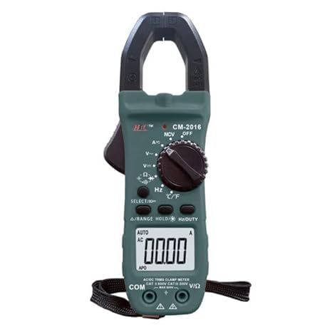 Skyking HTC CM2016 an AC/DC Clamp Meter with Temp & Frequency, which is rated for 600V and 600A, in addition with numerous other Clamp Meters-image-14