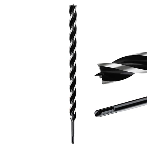 MOXPIFY Extra Long 22mm x 460mm Auger Drill Bit SDS Plus, SDS Wood Auger Drill Bits for Woodworking