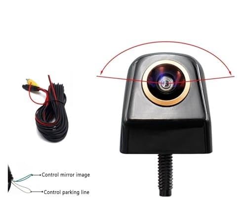 Kamera cofania samochodowa tylna kamera cofania pojazdu tylna kamera cofania metalowa 4-pinowa pasuje do Dvd Ahd obiektyw rybie oko 180 stopni noc dla wizji 1080P Ahd kamera Dash