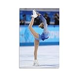 WQBYDS Affiches et impressions 60 * 80cm Senza Cornice Gracie Gold Figure Skier...