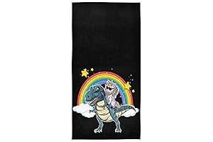 Rainbow Dinosaur Unicorn Hand Towel