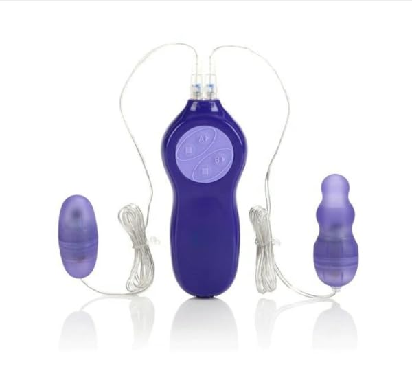 Double Bullet Vibe Nipple and Backdoor Stimulator LE41395
