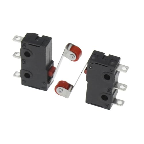Micro-interrupteur 3 broches à levier à galet pour circuits imprimés et robotique, lot de 100 - 3