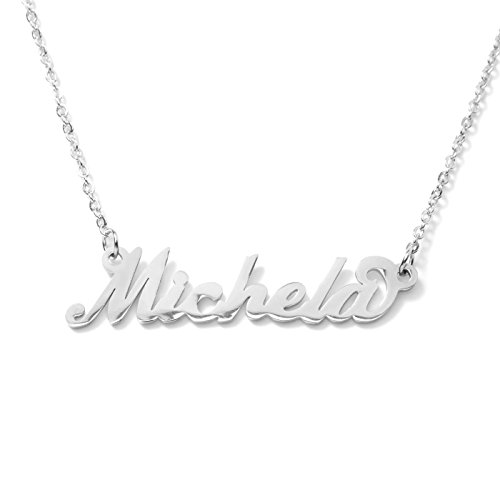 Amlion Collana Infinity Personalizzata, Collana Argento 925 con