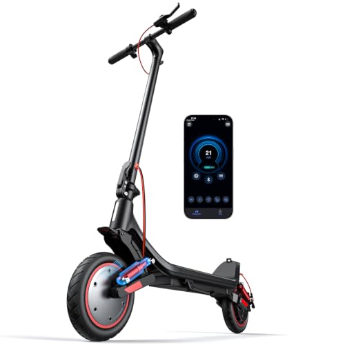 Image of Electric Scooter - Electric Scooter Adults, 500W /1000W /1200W Motor, 18 /21 /25 MPH, 21 /28 Miles Max Range, APP Control, Double Braking Systems, 8.5 inch /10 inch Tire, Foldable E-Scooter