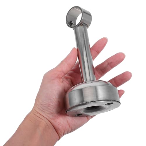 Soporte para barra de armario PRETYZOOM de acero inoxidable para evitar caídas de barras de ropa 5