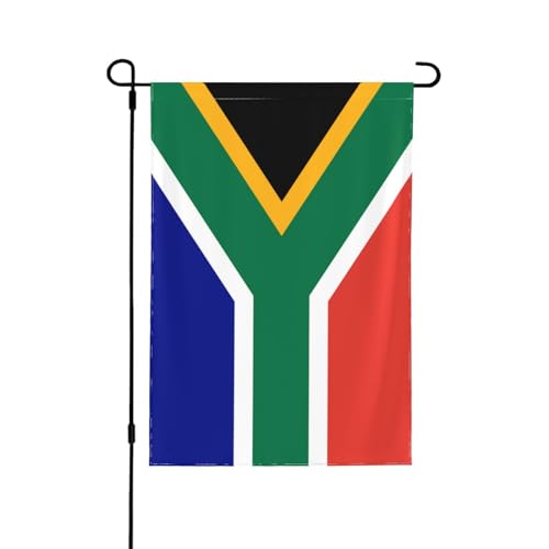 AIZBEGDLU Flag of South Africa Garden Flag Double Sided Yard Lawn House Decor Banners 28""x40"", White