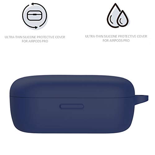 Compatible with Bose QuietComfort Earbuds Case, Youkei Silicone Case Cover Easy Carrying Protective Case Cover Compatible with Bose QuietComfort Noise Cancelling Earbuds (Blue)