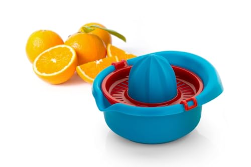 Kitchen Expert Plastic Manual Orange Juicer | 1Pc | Citrus & Fruit Juicer | Orange Squeezer | Manual Juicer For Fruits | Hand Press Lemon Squeezer | Mosambi Juice Maker | Heavy Duty