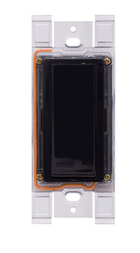 Leviton WSS10-GDE Wireless Momentary Switch Relay, No Neutral, 120-277V, 1-Pole, Black Leviton WSS10-GDE Wireless Momentary Switch Relay, No Neutral, 120-277V, 1-Pole, Black