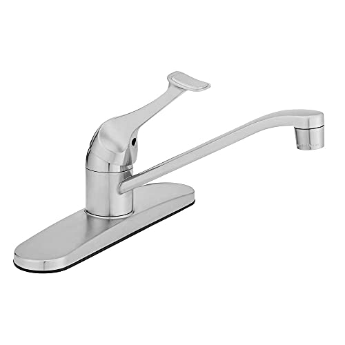 Glacier Bay Single-Handle Standard Kitchen Faucet in Stainless Steel