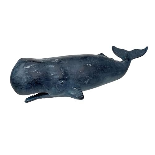 Estatua Realista de Ballena Cachalote 15 Pulgadas