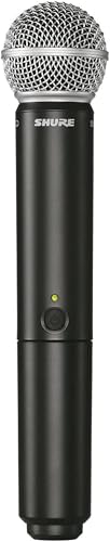 Shure BLX2/SM58 Handheld Transmitter with SM58 Vocal Mic Capsule - for use with BLX Wireless Microphone Systems, Receiver Sold Separately | H9 Band (BLX2/SM58=-H9)