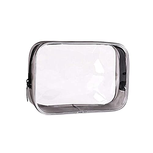 Transparente Make-up-Tasche, Organizer, Kosmetiktasche, Make-up-Tasche, Reise-Kulturtasche für Frauen, kleine Make-up-Taschen für Frauen, Reise-Make-up-Tasche, Make-up-Tasche, Ultra Hd (A, One Size)