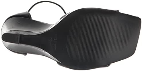 Nine West Women's HALLENA Wedge Sandal, Black 001, 11 | Image 3