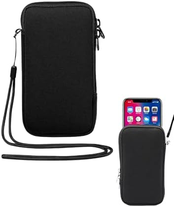 Housse Universelle Smartphone, Noir, Protection en néoprène, Poch...