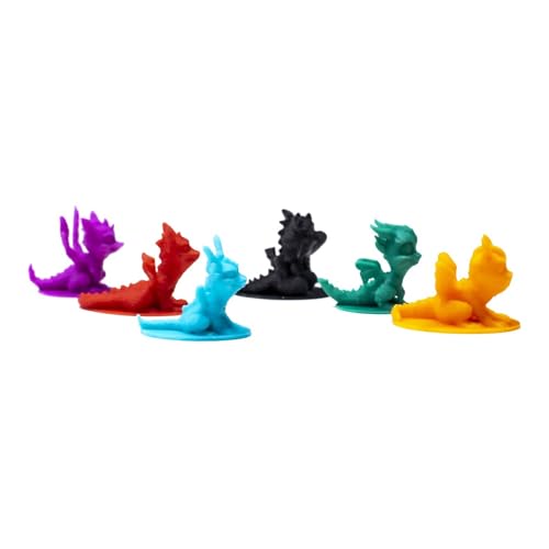 BoardGameSet Flamecraft Upgrade - Dragons Pack | Board Game Accessories Board Games Pieces Figures Replacements DND Game Accessory Holder Tabletop