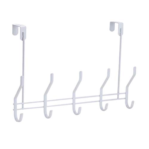 Uonlytech Gancho De Hierro Forjado Para Abrigos Con Ganchos De Acero Inoxidable Para Colgar La Puerta o Pared Para Baño y Cocina